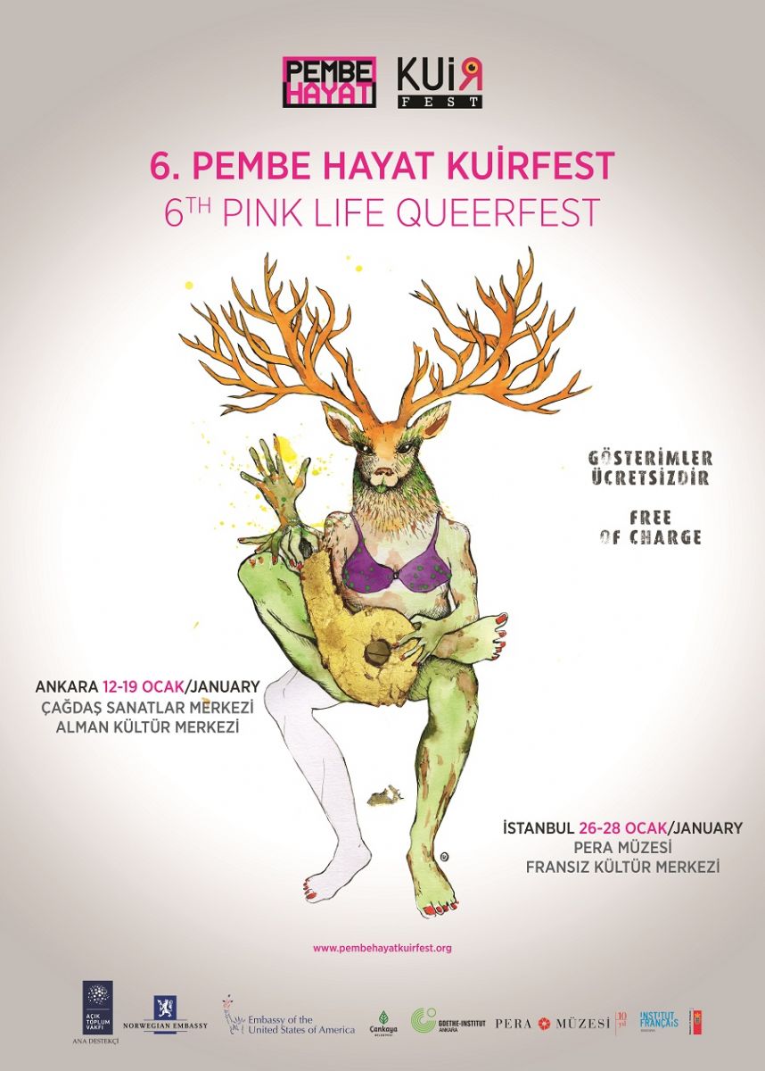 Kuirfest&rsquo;in Ümit Ünal imzalı afişi çıktı! Kaos GL - LGBTİ+ Haber Portalı